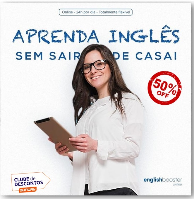 English Fluency Online com desconto pra você no Clube de Descontos Sunway!