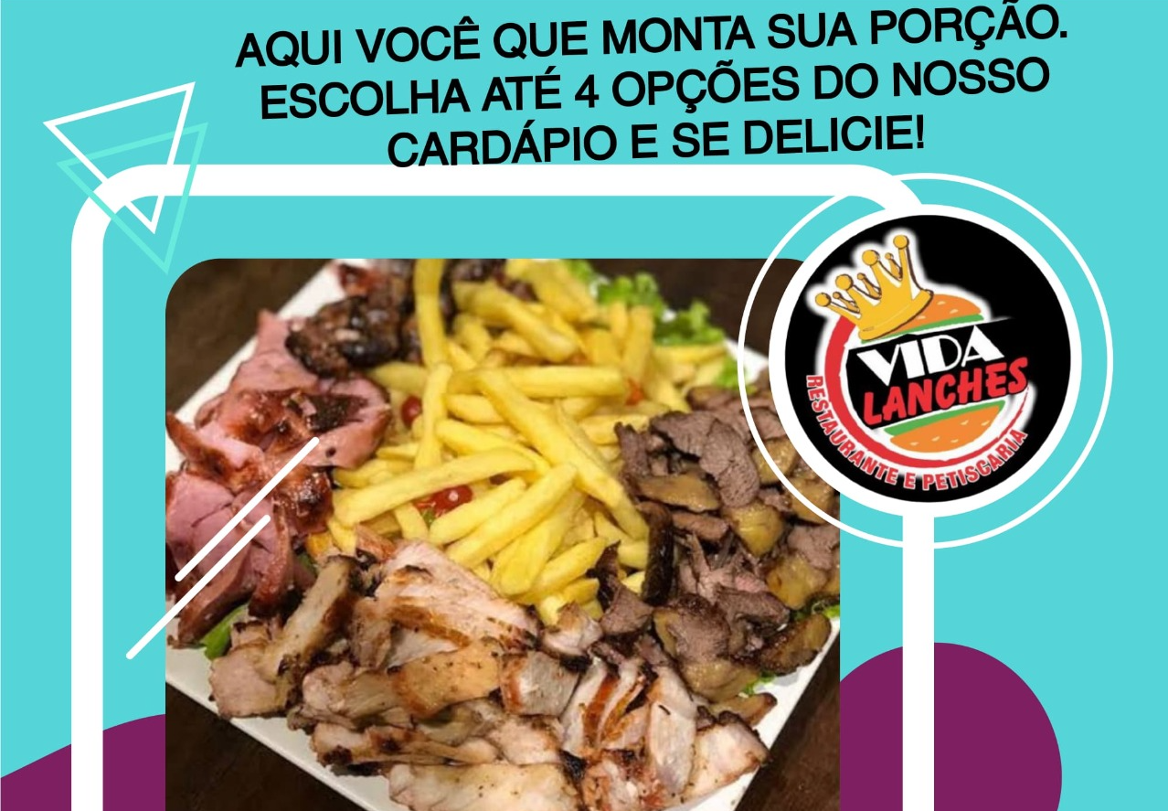 Restaurante e Petiscaria Vida Lanches com desconto pra você no Clube de Descontos Sunway!